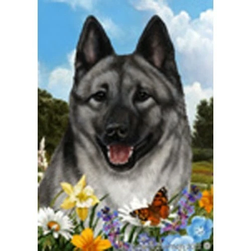 Summer House Flag - Norwegian Elkhound 18403