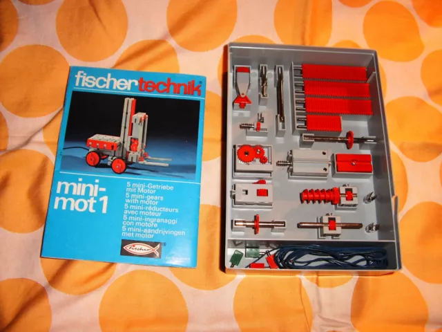 fischertechnik Baukasten minimot 1, *Mini-Motor*, mit Beschreibung,