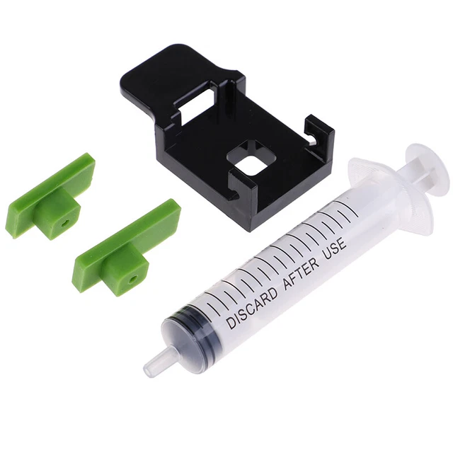 3 in1 Ink Refill Cartridge + 2pcs Rubber Pads + Syringe Tool Kit For Can_tu