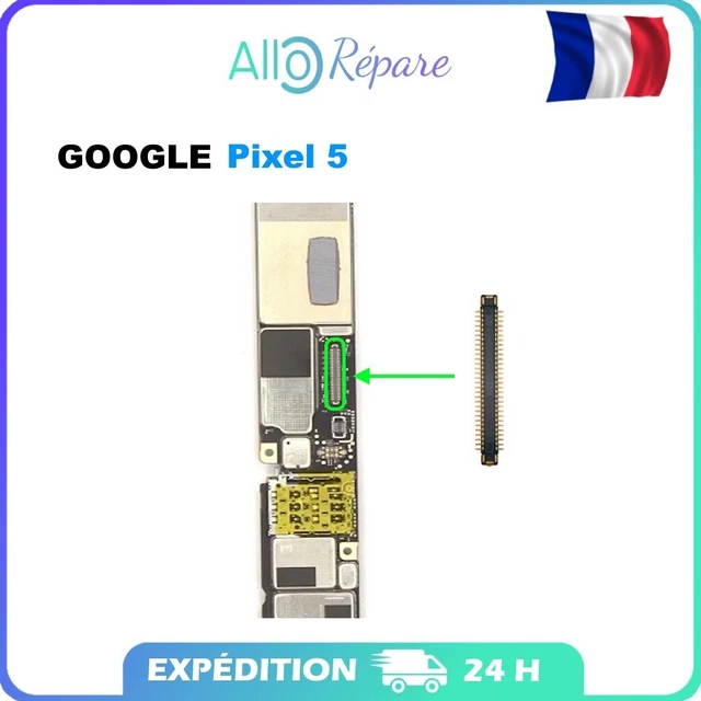 Connecteur FPC LCD Pour Carte Mère Google Pixel 5 – Neuf, Plaqué Or, Fabrication Chinoise