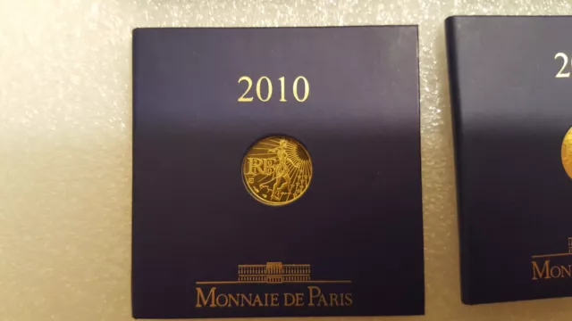 100 Euro 2010 Gold Münze Frankreich 3,1 g Feingold 1/10 oz La Semeuse Die Säerin