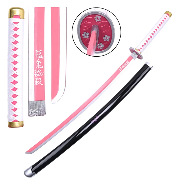 DEMON SLAYER - Kanao Tsuyuri - Lama legno rosa chiaro nichirinklinge anime cosplay