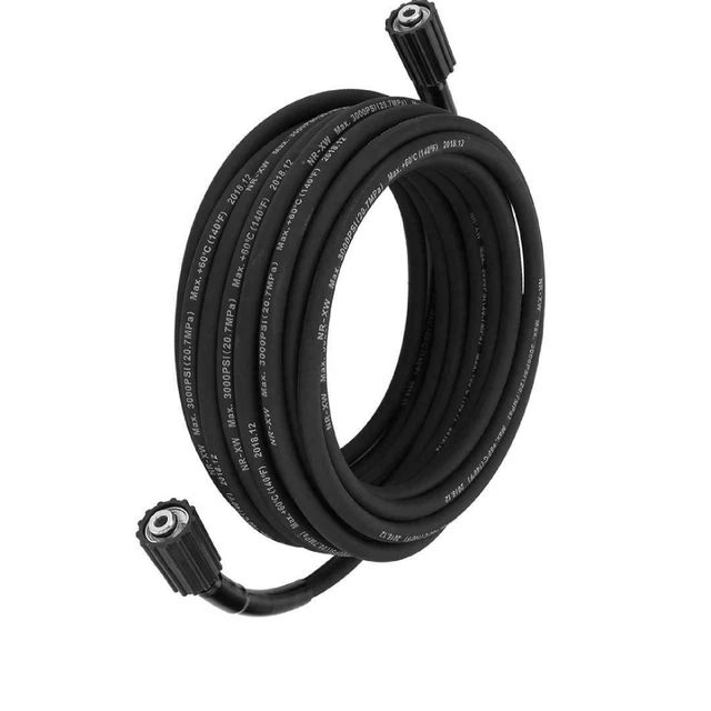 Tuyau Haute Pression De Rechange 15M M22 Pour Nettoyeur - Ultra Résistant, Parfait Pour La Voiture, Lavage Puissant