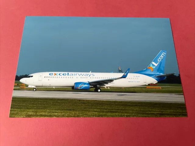 Excel Airways Boeing 737-800 G-XLAI colour photograph