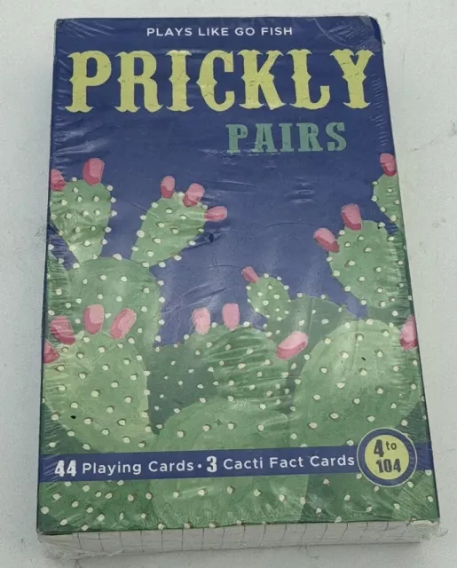 NUEVO Emily Powell de diseño juego de cartas a juego cactus cactus hechos del desierto 44 cartas