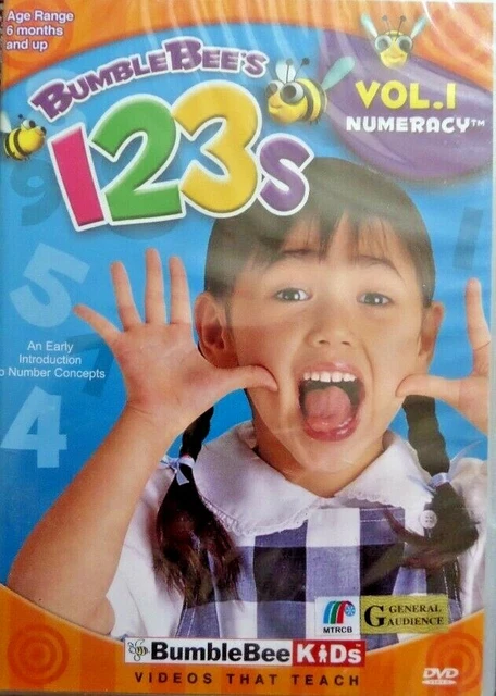 BUMBLEBEE KIDS BumbleBees 123s Vol.1 Numeracy DVD Age 6 Months and up ...