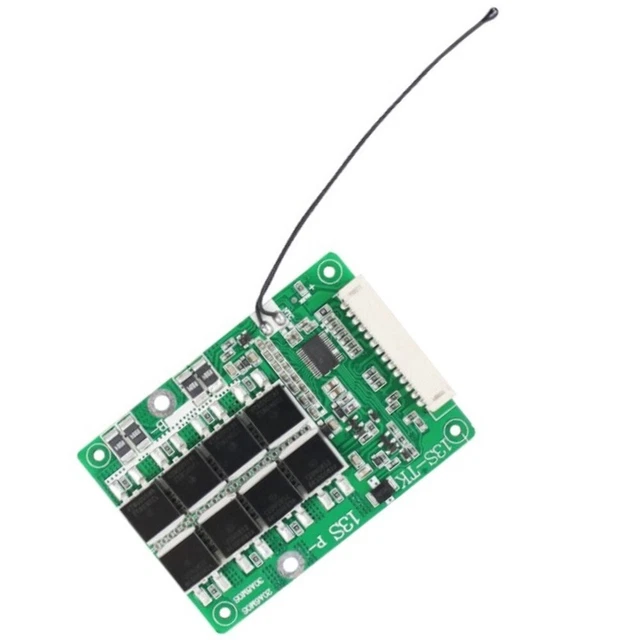 Carte De Protection BMS 13S 48V 30A Pour Batterie Lithium-ion - Protection Surcharge, Décharge, Court-circuit - Pour Vélo électrique, Scooter, Onduleur - 4