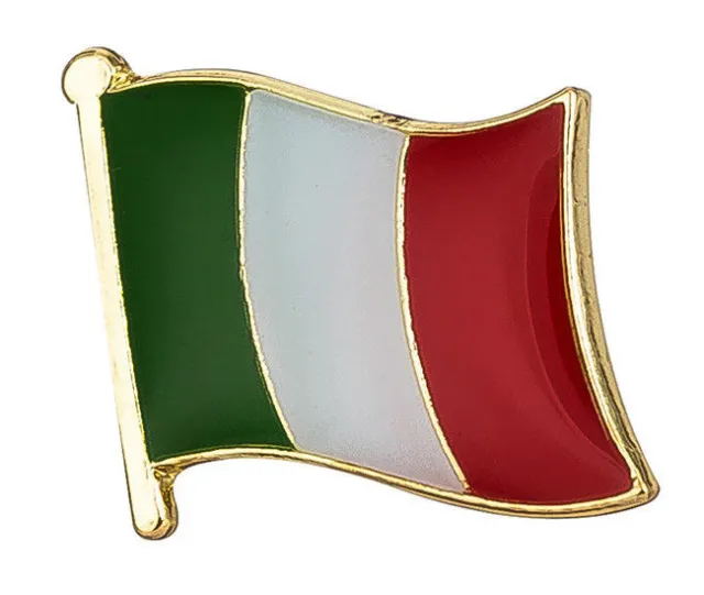 ITALY - Flag Lapel Pin Badge FREE UK POSTAGE