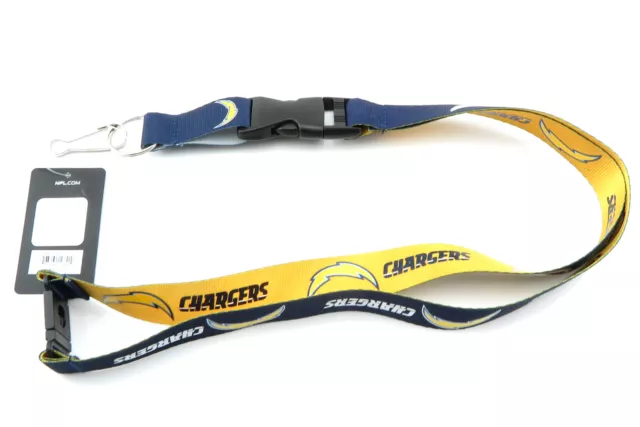 SAN DIEGO CHARGERS NFL Football Official Licensed Team Colors Reversible Lanyard