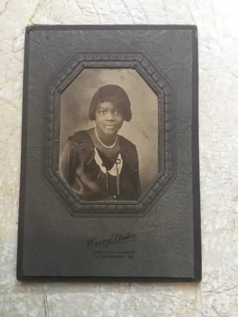 XXX RARE  PHOTO 1914-1918  AFRICAN AMERICAN woman