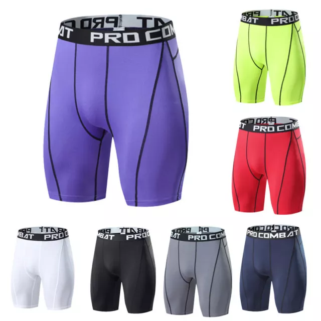 Sports Apparel Skin Tights Compression Underwear Mens Elastic Gym Shorts Pants