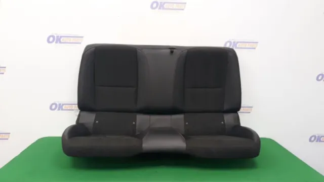 13 Chevy Camaro Zl1 Coupe Rear Seat Assembly Black Leather Suede