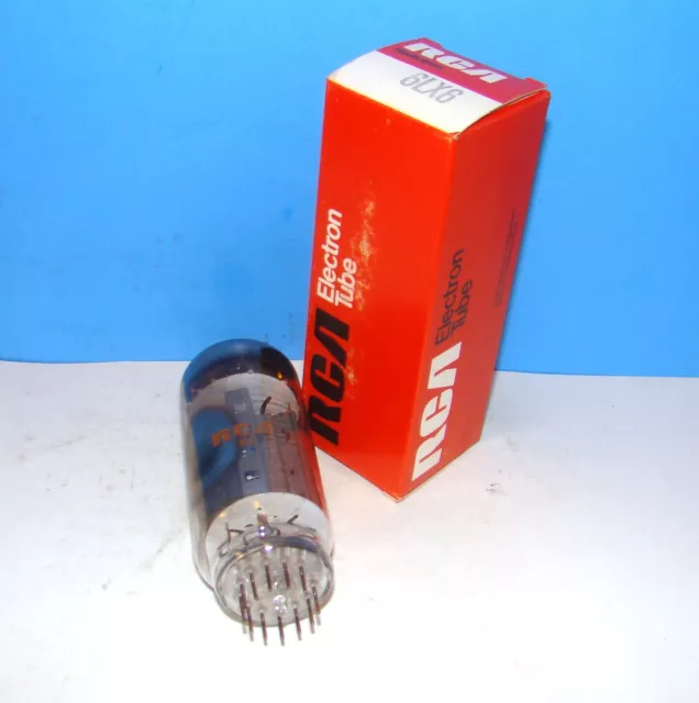 6LX6 NOS radio RCA audio amplifier vintage electron vacuum tube valve tested 3