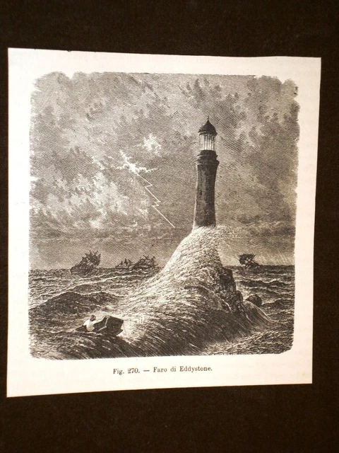 LA MARINA NELLA storia Il Faro di Eddystone Lighthouse EUR 17,00