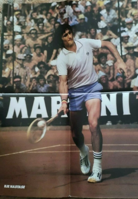 ILIE NASTASE TENNIS poster if you like Borg Panatta Sergio