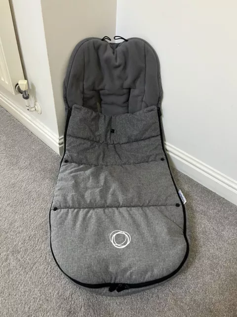 BUGABOO FOOTMUFF COSYTOES Grey Melange fits donkey bee buffalo cameleon fox 39.99 PicClick UK