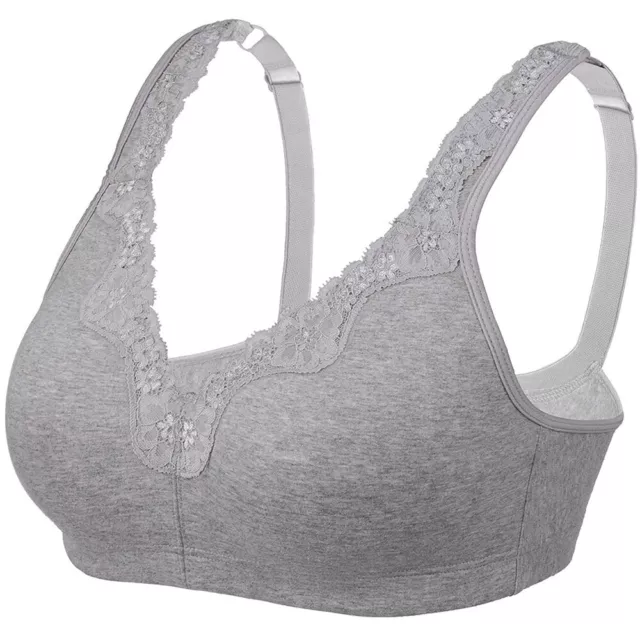AU SIZE 12-28 Women's Full Coverage Bra Wirefree Non-padded Lace