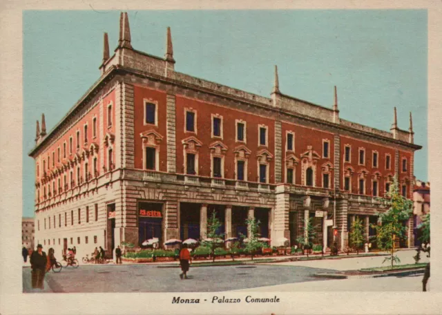 Cartolina Di Monza Milano - Palazzo Comunale -