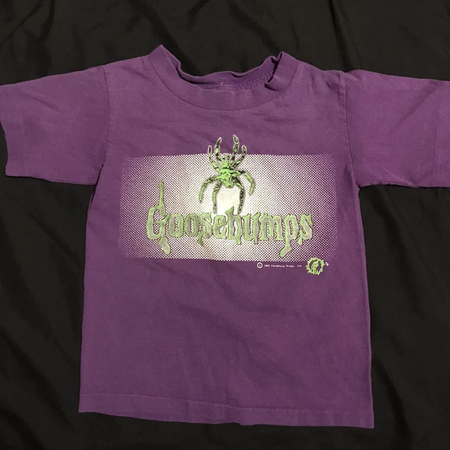 Vintage 90s Goosebumps Kids Shirt Halloween