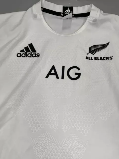 Neuseeland All Black Adidas Away Rugby Shirt 19/20 Adidas Größe XL extra groß 3