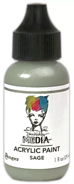 Dina Wakley Media Acrylic Paint 1oz-Sage MDQ-75219