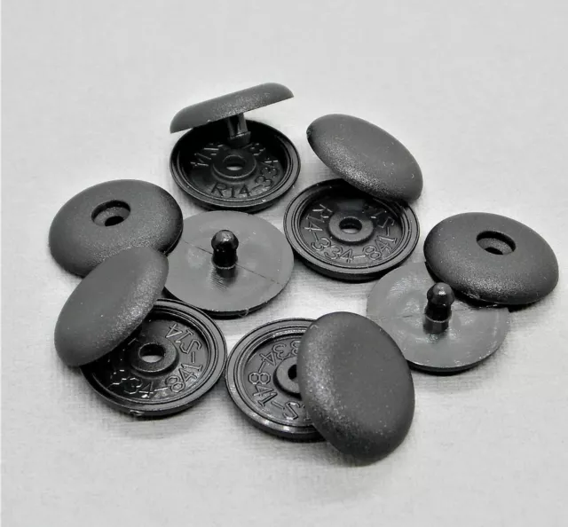 2 X BOUCHONS universels en plastique pour ceinture de sécurité - noir -  NEUF EUR 3,97 - PicClick FR