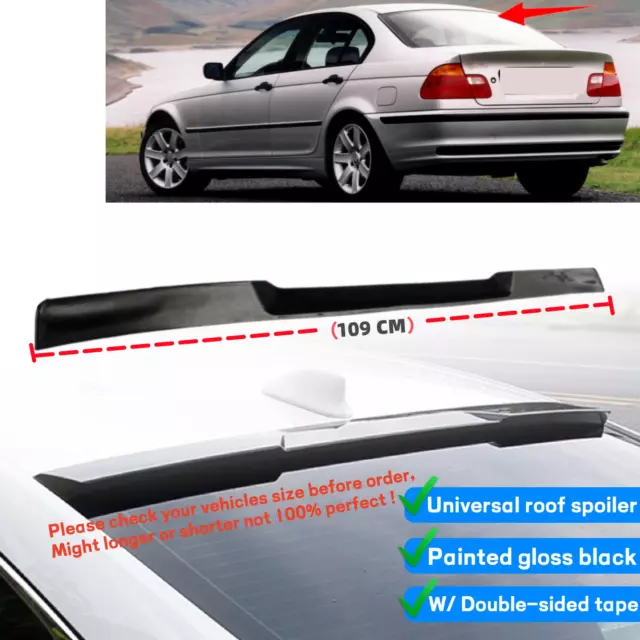 BMW 3 Series E46 M3 4 Doors Rear Window Louver Sunshade Spoiler