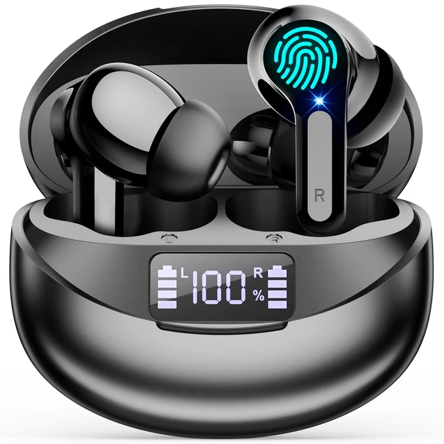 Cuffie Bluetooth 5.3 Renimer – Auricolari Con 4 Microfoni ENC, Cancellazione Rumore HD, 40 Ore Di Autonomia E Stereo HiFi - 5
