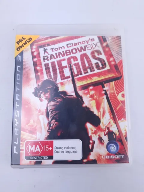 Tom Clancy's Rainbow Six Vegas PS3 Sony Playstation - Complete with manual