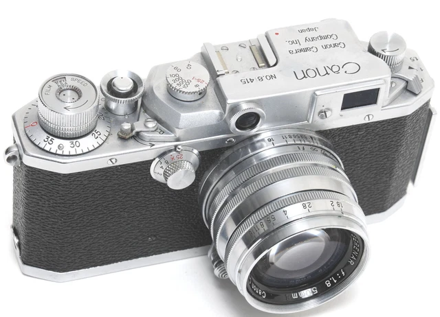 Canon RF film camera Leica Screw Mount w. Canon Serenar 1.8/50mm