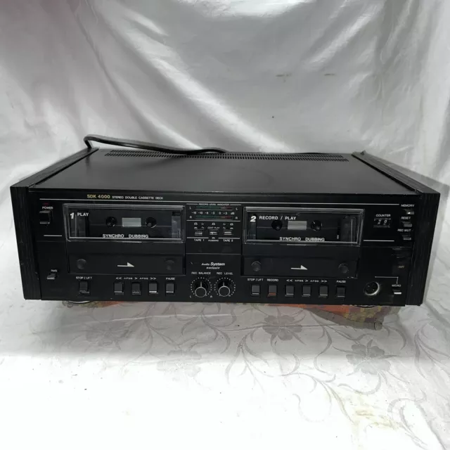 DDR Hifi Gerät RFT SDK 4000 Doppelkassettendeck Kassettendeck