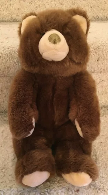 GUND Plush Dark Brown Teddy Bear CUBBINS 319630 Stuffed Animal Toy 15 IN
