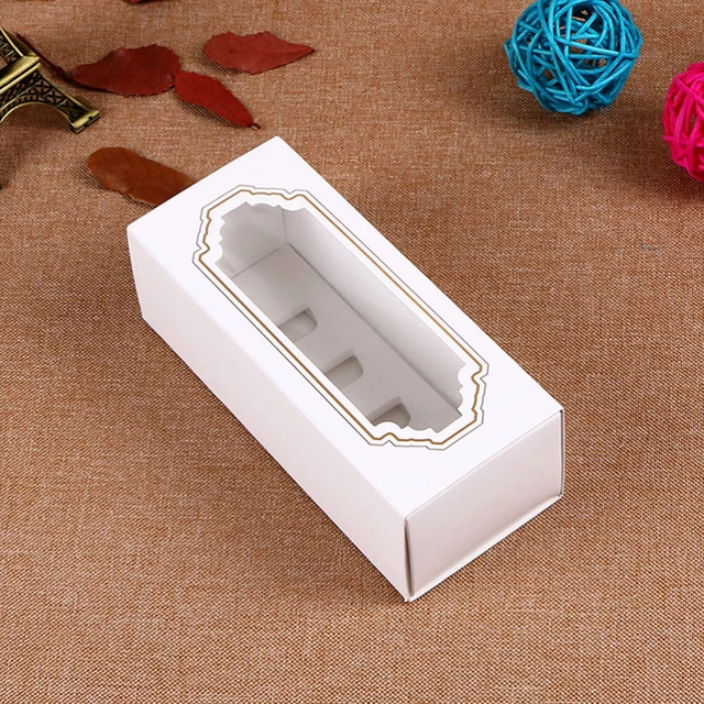 30pcs macaron confezionamento di scatole per imballaggio carta rotolo di torta