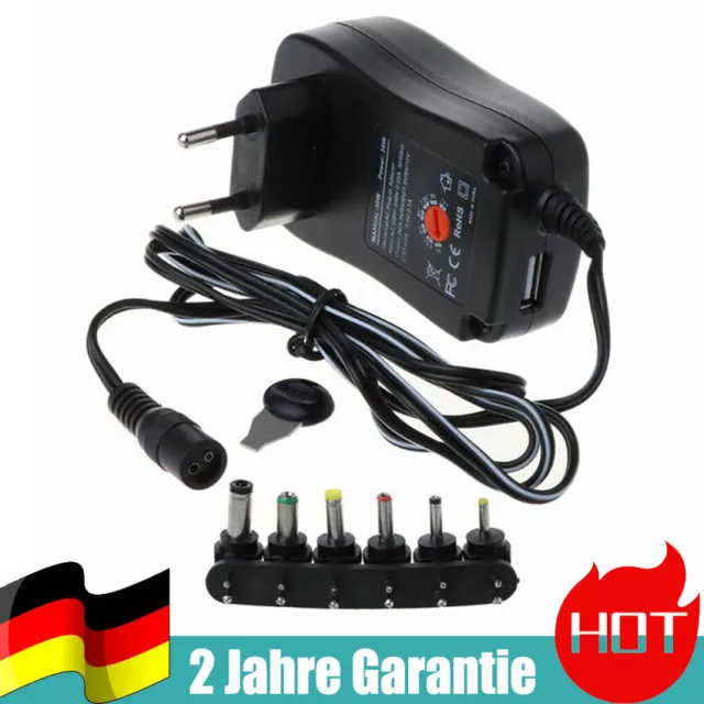 3-12V 30W Universal Notebook Laptop Phone Netzteil AC/DC Adapter mit 6 Stecker