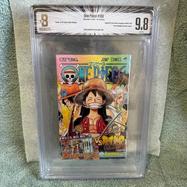 BGS 9.2 ONE Piece #1 Vol 1 1997 1st Printing Graded Manga