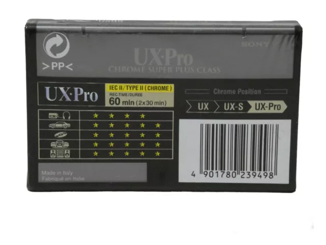 Rare Cassette Audio SONY UX PRO 60 - C-60UXPROC 2