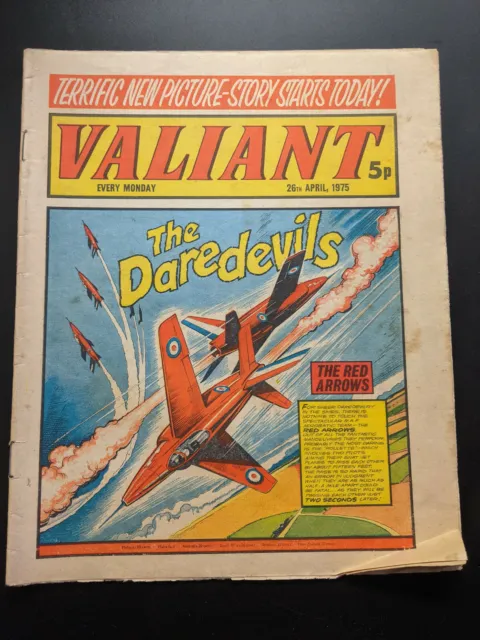 Valiant Comic April 26th 1975, FREE UK POSTAGE