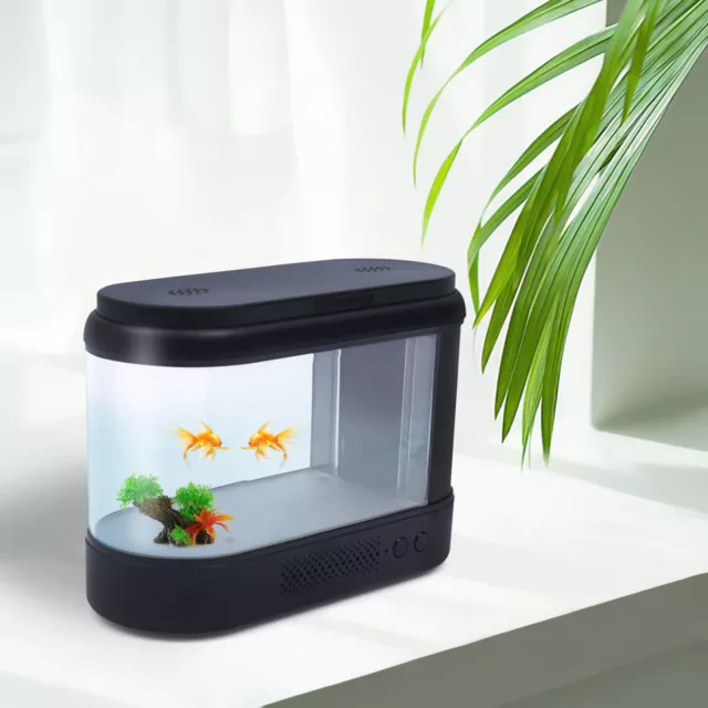 Mini Fish Tank Small Fish and Shrimp Tank Desktop Water Filtration Home New
