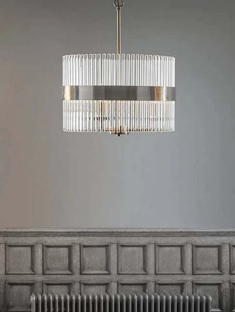 John Lewis Laura Ashley Alexa 3 Arm Ceiling Light Polished Nickel