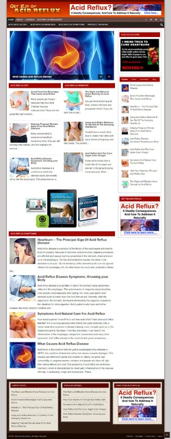 Stomaco Acido Guida Sito Web Affiliates + Gratis Dominio E 1 Mesi Hosting