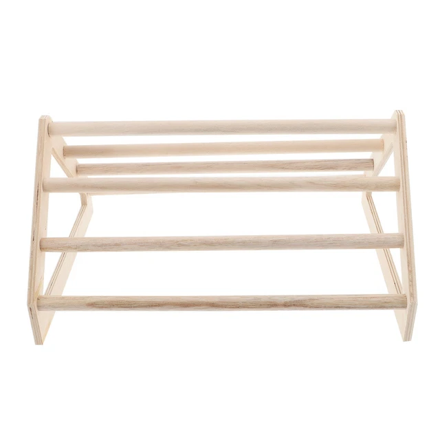 1 pieza Parrot Playstand Madera Loro Perca Soporte Suministros para mascotas