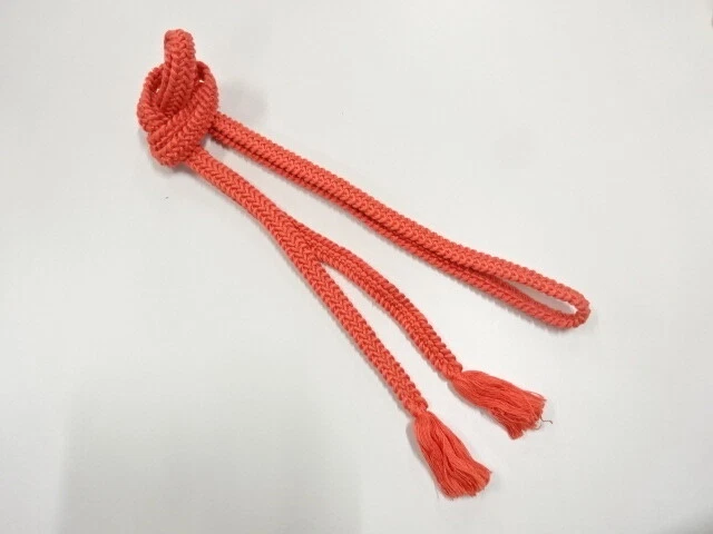 6141653: Japanese Kimono / Vintage Hand-Tied Obijime Cord