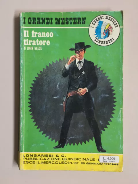 Il franco tiratore di John Reese I grandi western 137 Ed. La frontiera 1976