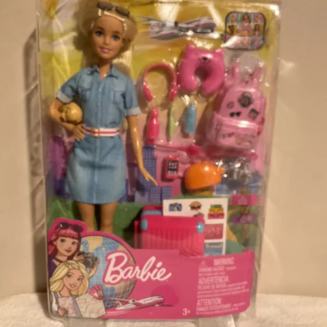 New-Barbie Dreamhouse Adventures You Can Be Anything Travel Doll And Accessories