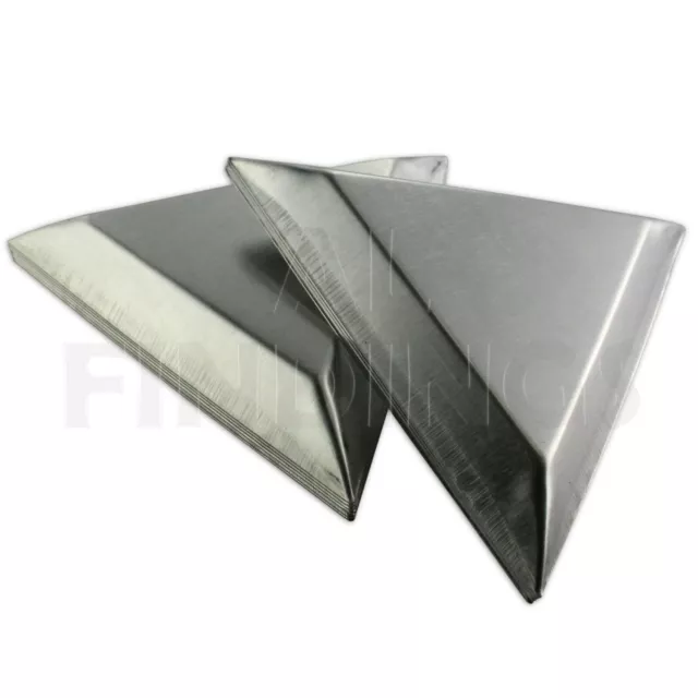 1 x Bead sorting trays scoops aluminium triangle design craft glass sort tool 3