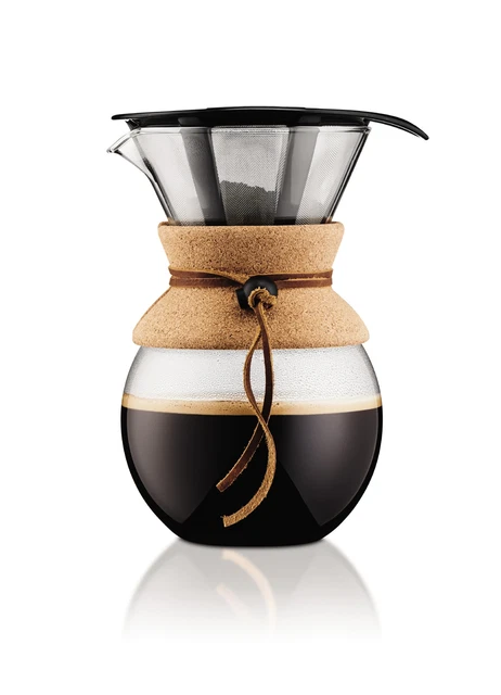 Cafetière filtre - BODUM - 4 tasses - 0.5L - Noir et Or - Pour adultes