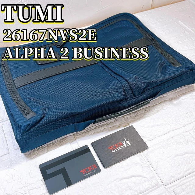 美品✨TUMI トゥミ SHIPS別注　26167NVSE ALPHA2 TUMI ALPHA 2 26167NVS2E with Guarantee Card $375.75