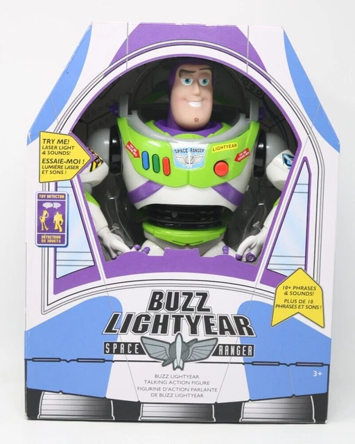 DISNEY PIXAR TOY Story Buzz Lightyear Interactive Action Figure 12" NIB