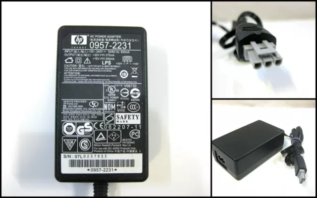 Genuine HP 0957-2231 Printer AC Power Adapter 32V 16V