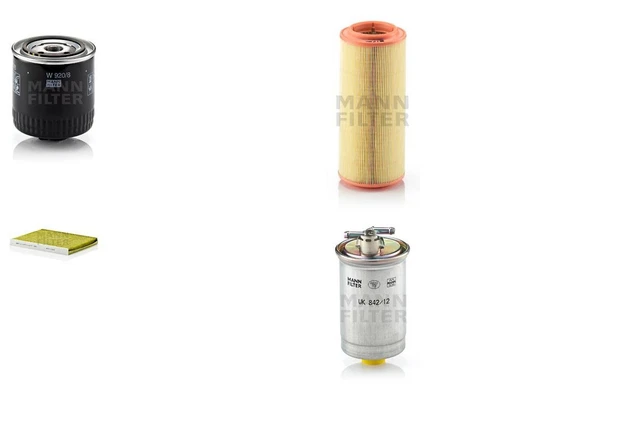 MANN-FILTER Inspektions Set - Luftfilter, Ölfilter & Innenraumfilter Im Paket